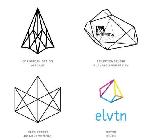 Geo Wires trend logo examples