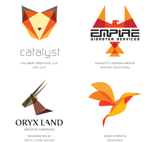 Trans Menagerie trend logo examples
