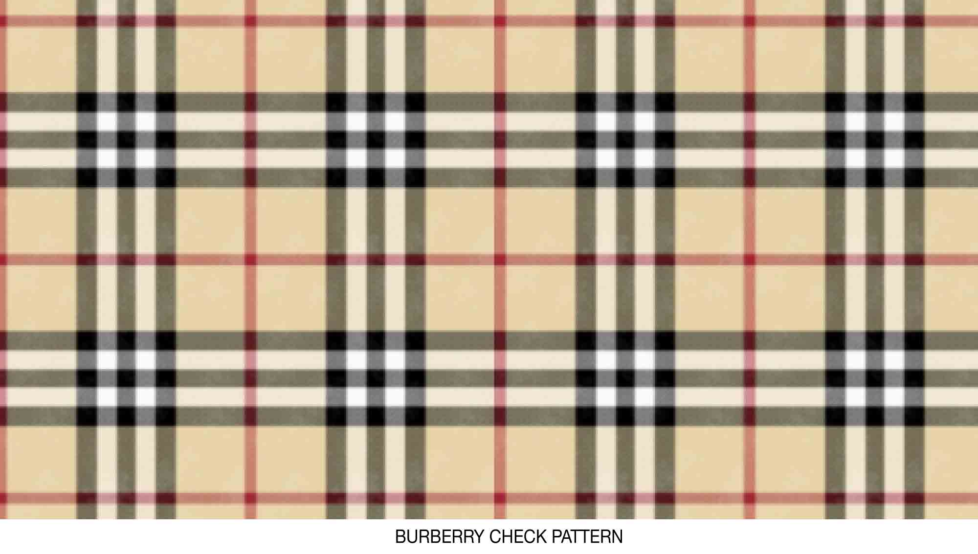 burberry check pattern names